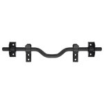 Thirard - barre de scurit pour volet bois, acier, 18x410mm, zingu noir