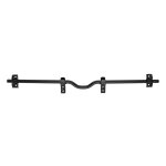 Thirard - barre de scurit pour volet bois, acier, 18x800mm, zingu noir
