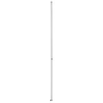 Thirard - boitier de crémone à cylindre pour porte et fenêtre, 2 pts, hauteur 2300mm, blanc Thirard - boitier de crémone à cylindre pour porte et fenêtre, 2 pts, hauteur 2300mm, blanc