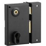 Thirard - boitier de serrure verticale en applique double entr�e � fouillot pour entr�e, droite, axe ...