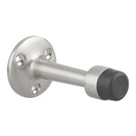 Thirard - butoir de porte balustre, 75mm, nickelé satiné Thirard - butoir de porte balustre, 75mm, nickelé satiné
