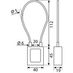 Cadenas de consignation  cble inox gain pvc thirard