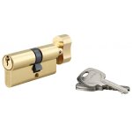 Thirard - cylindre de serrure � bouton, 30bx40mm, anti - arrachement, laiton, 3 cl�s - thirard