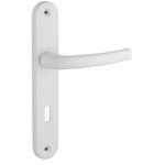 Thirard - ensemble de poign�es pour porte de chambre sultane trou de cl�, carr� 7mm, entr'axes 195mm, ...