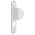 Thirard - ensemble de poign�es pour porte d'entr�e pali�re sultane trou de cylindre, entr'axes 195mm, ...