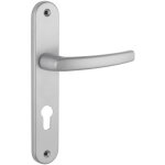 Thirard - ensemble de poign�es pour porte d'entr�e sultane trou de cylindre, carr� 7mm, entr'axes 195mm, ...