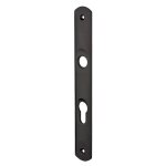 Plaque de propreté pour serrure encastrable de portail, noir - thirard Plaque de propreté pour serrure encastrable de portail, noir - thirard