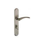 Thirard - poign�e de porte selen, alu nickel satin�, e195, � condamnation