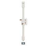 Serrure en applique beluga  tirage pour porte d'entre, droite, 3 pts, transit2 23mm, axe 45mm, blanc, ...