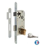Thirard ? serrure encastrable � cylindre pour porte d'entr�e ? axe 40mm ? cylindre 30x30mm ? zingu� ? ...