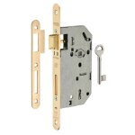 Thirard - serrure encastrable monomax nf � cl� pour porte de chambre, axe 50mm, bouts ronds, t�ti�re ...