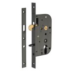 Thirard - boitier de serrure encastrable  crochet pour porte coulissante, axe 50mm, bouts carrs - thirard ...