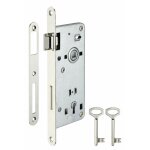 Thirard - serrure encastrable pour porte int�rieure axe 50mm entraxe 90mm 2 cl�s