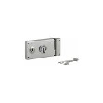 Thirard - serrure de grille, pene dormant 1 / 2 tour, zingu�e, 140x82, droite