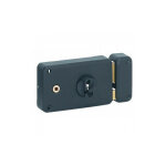 Serrure horizontale pour portail - thirard noir 88 mm gauche horizontale 55 60 poxy a fouillot avec ...
