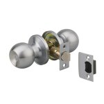 Thirard - serrure horizontale tubulaire en applique pour porte int�rieur, axe r�glable, chrom�