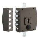 Thirard ? serrure multipoint en applique 3 points ? verrouillage � 2 tours ? coffre et g�che en acier ...