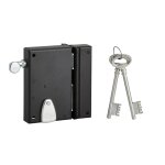 Thirard - serrure verticale en applique 4 gorges  tirage pour entre, droite, axe 40mm, carr 7mm, 70x110mm, ...