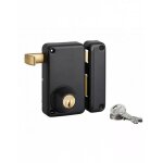 Thirard - serrure verticale en applique double entrée à tirage pour porte d'entrée, droite, axe 45mm, ... Thirard - serrure verticale en applique double entrée à tirage pour porte d'entrée, droite, axe 45mm, ...