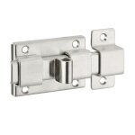 Targette pêne plat pour porte de meuble, 65mm, inox - thirard Targette pêne plat pour porte de meuble, 65mm, inox - thirard