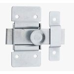 Targette pour porte de meuble, acier, pêne plat 21mm, zingué - thirard Targette pour porte de meuble, acier, pêne plat 21mm, zingué - thirard