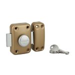Thirard verrou apache bouton / cylindre, 30 mm, dor�