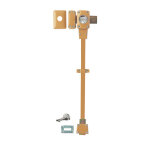 Thirard - verrou � bouton mirage 6 pour porte d'entr�e, cylindre 45mm, tringle 2 pts en acier, bas, gauche, ...