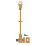 Thirard - verrou � bouton mirage 6 pour porte d'entr�e, cylindre 45mm, tringle 2 pts en acier, haut, ...