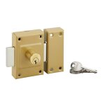 Thirard - verrou double entr�e concorde pour porte d'entr�e, cylindre 45mm, acier, 3 cl�s, �poxy bronze ...