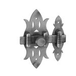 Thirard - verrou de meuble rustique, 40x90mm, fer patin