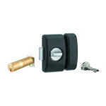 Thirard - verrou universel � bouton cylindre languette hg5 + 3 cl�s - noir - 00080473