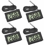 Thlevel mini digital lcd thermomtre temprature avec sonde de temprature capteur testeur pour rfrigrateur ...