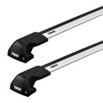 Thule - barres de toit porsche cayenne (05 / 10 - 12 / 17) wingbar edge alu