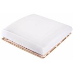 Lanterneau omnivent 40x40 à manivelle thule teinte vitrage - translucide Lanterneau omnivent 40x40 à manivelle thule teinte vitrage - translucide