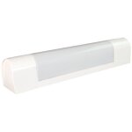 Tibelec - applique sans tube, blanc 13w max, ip21, interrupteur on / off, culot s19, bornier intgr, ...