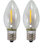 Tibelec - lot 2 ampoules led e14 0. 75w, 240v, 40 lumens, 3000k blanc - chaud