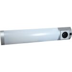Tibelec - rglette led argent 5w, 260 lumens, 4000k blanc - neutre, interrupteur on / off, avec prise, ...