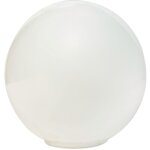 Tibelec - verre boule opale blanc pour lustre et appique