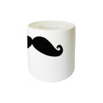 Tirelire ronde par cbkreation - moustache