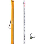 Tige de mesure telescopique metrique 3 m, mire telescopique de mesure double face en cm / mm regle en ...