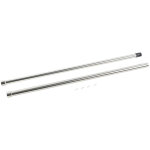 Tige t�lescopique en acier inoxydable 58 - 98cm pour rangement v�tements, tringle extensible dressing ...