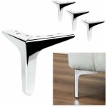 Tigrezy 4 pcs pieds de meubles en métal, 15cm pieds de meubles triangulaires pour meuble canapé table ... Tigrezy 4 pcs pieds de meubles en métal, 15cm pieds de meubles triangulaires pour meuble canapé table ...
