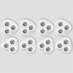Tigrezy - lot de 8 mini roulettes universelles autocollantes pour petits appareils �lectrom�nagers, compatible ...