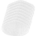 Tigrezy 8 pack vadrouilles de rechange lavables pour brosse paeu0332 polti vaporetto vaporforce pour ...