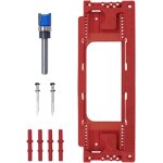 Tigrezy - gabarit de charni�re de montant de porte compatible avec 8 tailles de 2 - 1 / 2' � 6' et 5 ...