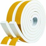 Tigrezy joint adh�sif en caoutchouc pour fenetre porte entr�e de garage douche 2 rouleaux 25mm x 10mm ...