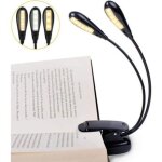 Tigrezy, lampe de lecture rechargeable � 14 led, lampe de lecture � clipser, lampe de pupitre, 3 luminosit�s ...
