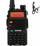 Tigrezy ? talkie - walkie baofeng uv - 5r 5w ? �metteur - r�cepteur fm � 2 canaux ? port�e jusqu'� 5 ...