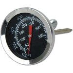 Tinor ? thermom�tre de four en acier inoxydable ? plage 50 � 350 �c ? longue sonde pour barbecue et fumoir ...