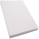 Tiquettes adh�sives blanches pour imprimantes a4 38. 1x21. 2mm 100 feuilles - bematik